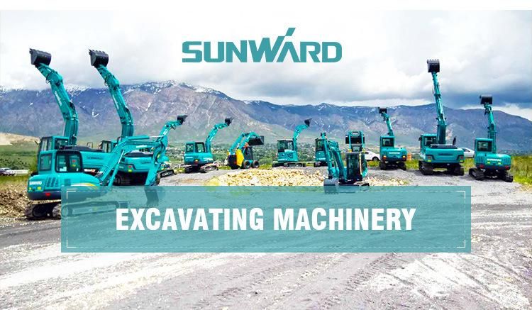 Sunward Swe150e Hydraulic Miniature Excavator RC Electric Digger Hot Sale