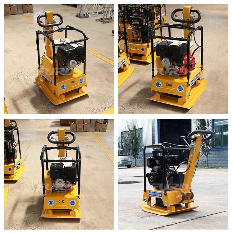 High Quality Road Compaction Asphalt Soil Petrol Tamper Small Vibratory Gasoline Vibrating Plate Compactor