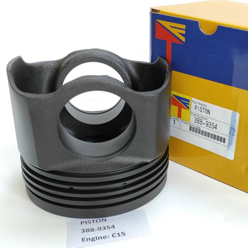 High-Performance Diesel Engine Engineering Machinery Parts Piston 388-9354 for Wheel Loaders Parts 980h Excavator Parts E374D Engine Parts C15