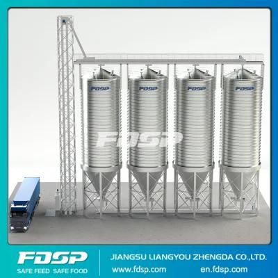 China Most Popular Grain Silo with Stainless Steel Body