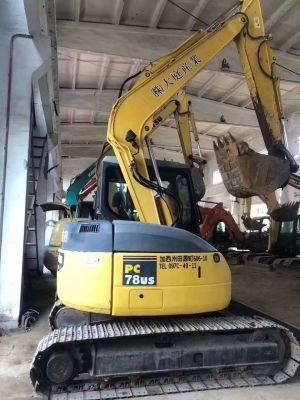 Used Hydraulic Excavator Komatsu PC78us/PC120/PC128 Crawler Excavator Low Price High Quality