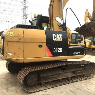 Durable 312D Secondhand Machine Original Cat 312 Excavator From Japan in Yard for Sale