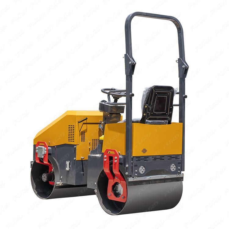 1 Ton Asphalt Vibratory Roller 28kn Compaction Road Roller for Sale USA