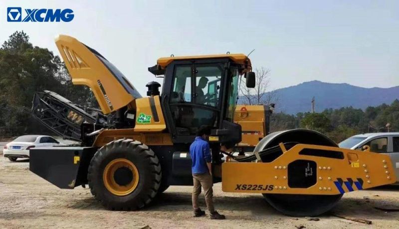 XCMG Asphalt Vibratory Roller 22 Ton Wheel Road Roller Single Drum Xs225js Price
