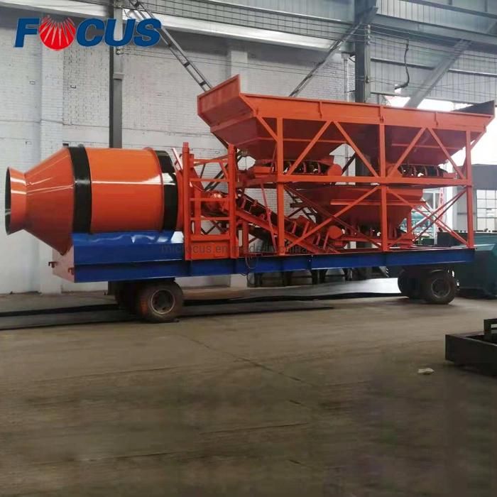 Yhzm30mobile Drum Concrete Batching Plant