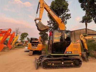 Working Under Harsh Conditions Hydraulic Mini Excavator Sany Sy75c 7.5t Crawler Digger