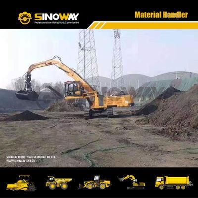 Scrap Handling Excavator 50ton Crawler Material Handler Excavator with Grapple