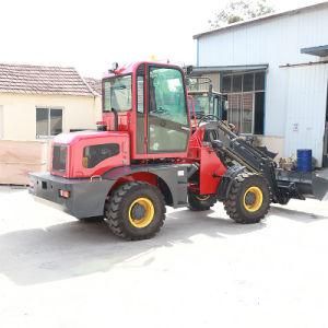 1600kg Bucket Front Wheel Loader with CE from China telescopic loader 1.6t