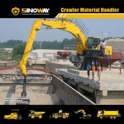 Material Grabbing Handler with Hydraulic Grab