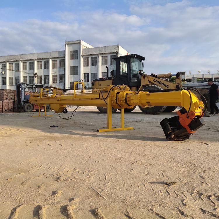 Production Excavator Telescopic Boom with Grapple Long Arm Excavator Lumbering Work Construction Machinery Spare Parts