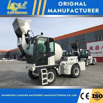 Lgcm Asia Hot Sale Laigong H30 Mini/Small Self-Loading Concrete Mixer Truck