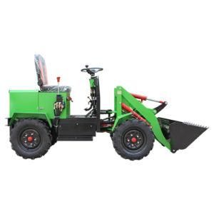 Rippa China New 600kg Competitive Farm Agricultural Battery Front End Electric Bucket Small Mini Wheel Loader