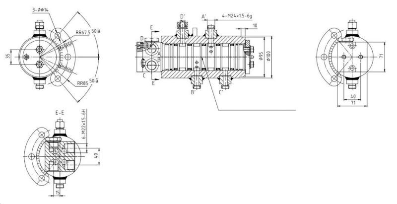 Small Standard Hydraulic Oil Cylinder