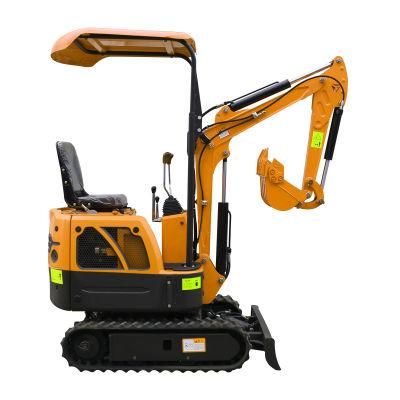 Small Hydraulic Crawler Mini Excavator Mini Digger Prices 1 Ton Machine Spare Parts for Sale Bucket Excavators