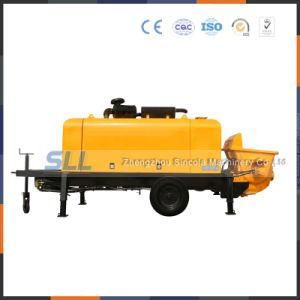 Ce Portable Diesel Truck Concrete Pump Stationary Exported