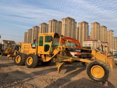 Japanese Cat 140K Motor Grader Used Caterpillar 140 Grader
