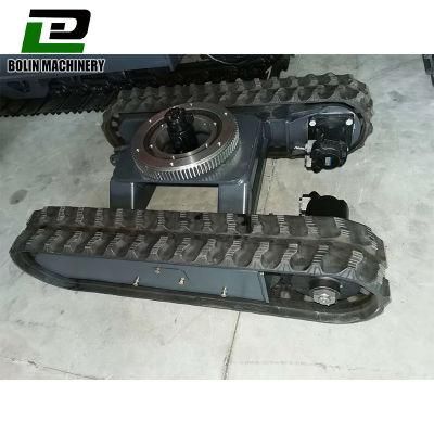 Agricultural Machineries of Rubber Track Chassis Undercarriage Tracked Chassis
