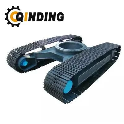 Qdst-10t 10 Ton Steel Track Undercarriage Chassis for Crane, Road Paves, Pipelayers 2876mm X 669mm X 400mm