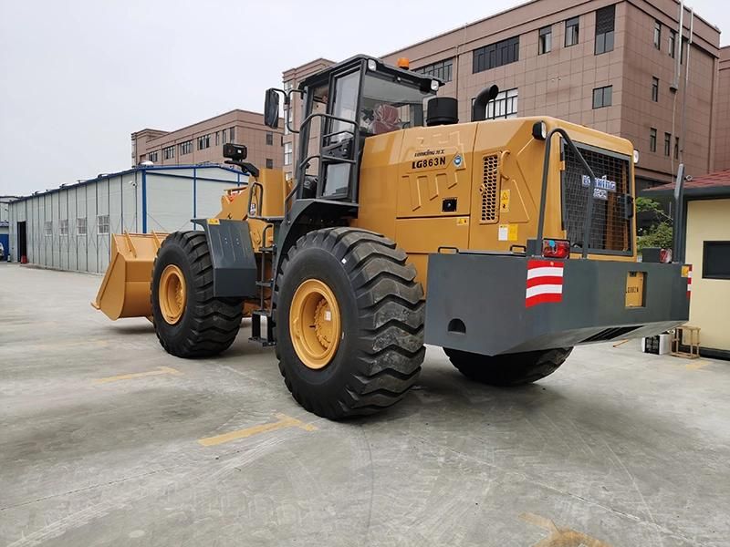 New Acntruck LG850n Hydraulic Articulated Small Wheel Loader with Best Price