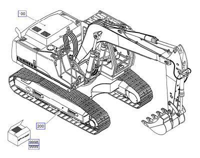 Liebherr Excavator R944 Undercarriage 9018695