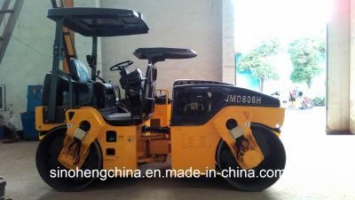 6 Ton Full Hydraulic Vibratory Oscillatory Road Rollers with Double Drum Jmd806h