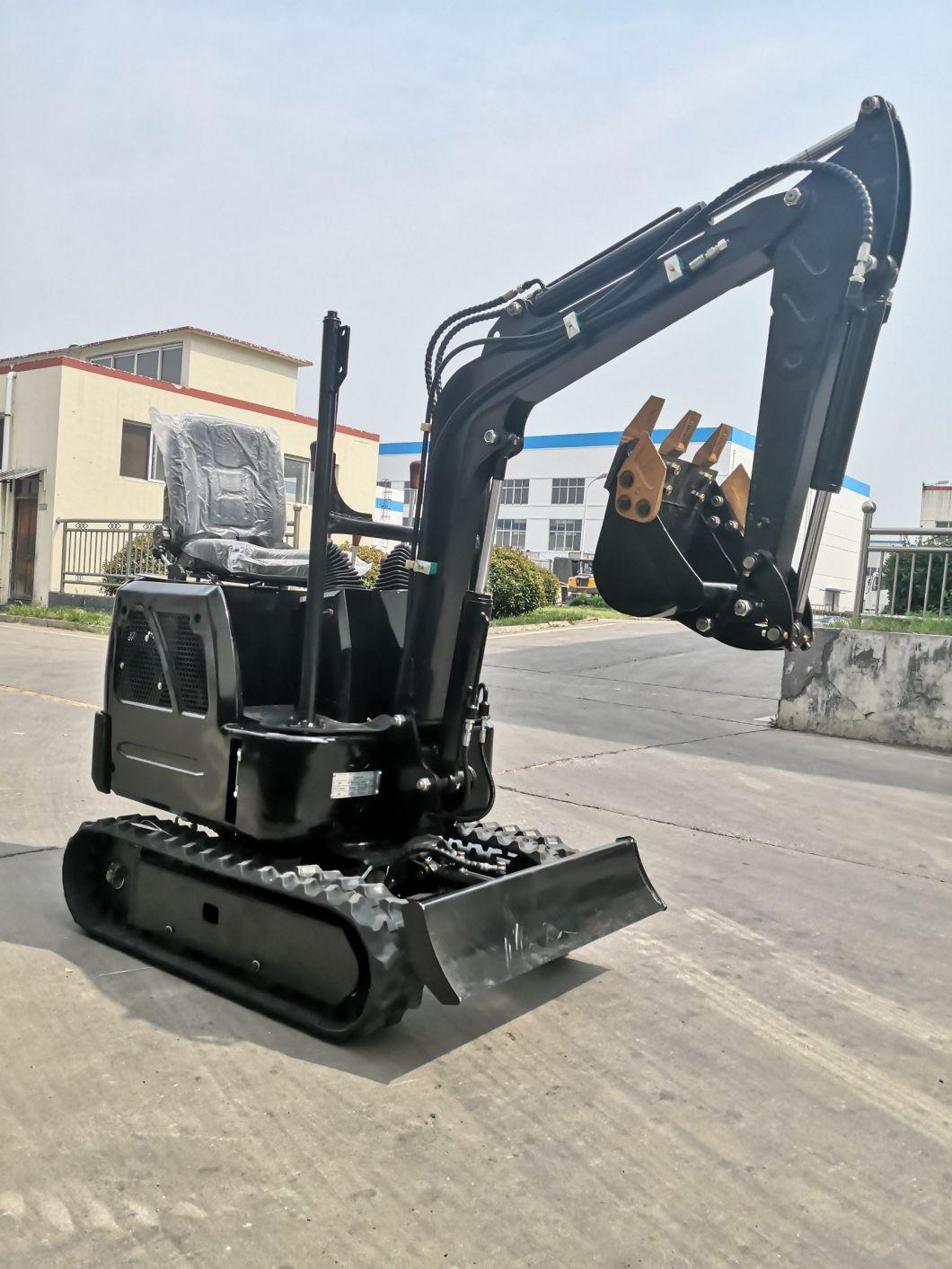 1t Crawler Type Hydraulic Excavator with Breaker Made in China