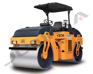 Double Drum Road Vibratory Compactor 6 Ton Yzc6