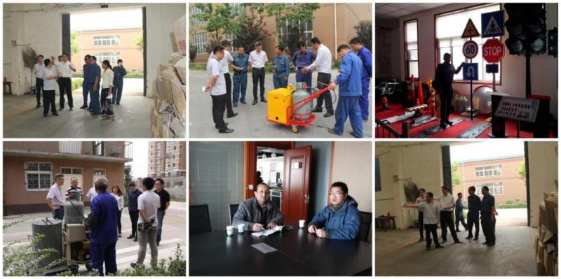 Hand-Push Cold Paint Airless Spraying Road Line Stripping Machine