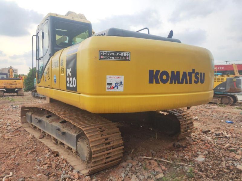 20ton Good Condition Excavator Komatsu PC220-7 on Peomotion