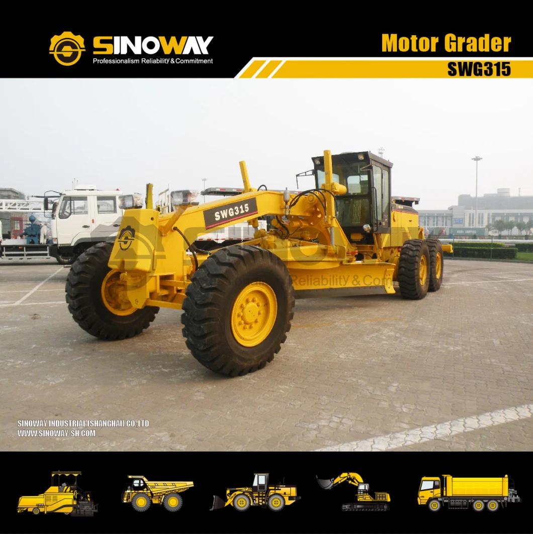 Cummins Engine Soil Moving Equipment 315HP Motor Grader for Sale