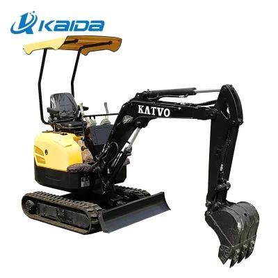 Chinese Factory Outlets Cheap Mini Excavator 0.045m3 Bucket Micro Crawler 1.5ton Mini Digger for Sale
