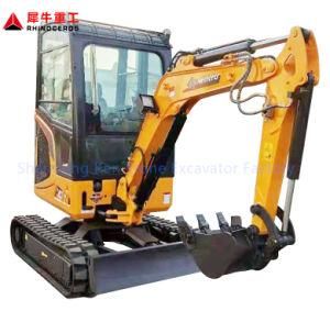 Rhinoceros Xn28 with Close Cabin, 2.5ton Mini Excavator for Sale