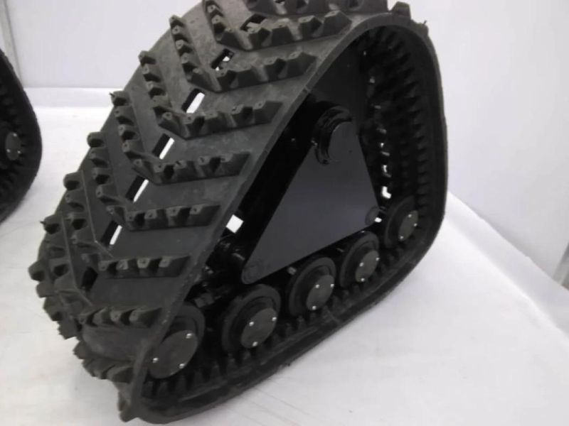 Rubber Track System/Assembly for Tractor, Bulldozer, Motorbike with Payload 800kg