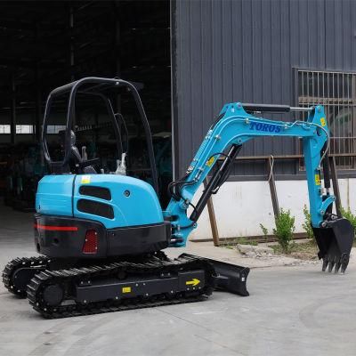 Hot Sale China Cheap Economic 3.3 Ton 3375 Kg Mini Hydraulic Crawler Excavator Swing Boom/CE ISO EPA/Constrution/Backhoe/Cabin