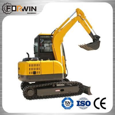 Fw40b Household Trencher Agricultural Small Digging Machine EPA Mini Excavators with Hydraulic Hammer for Sale