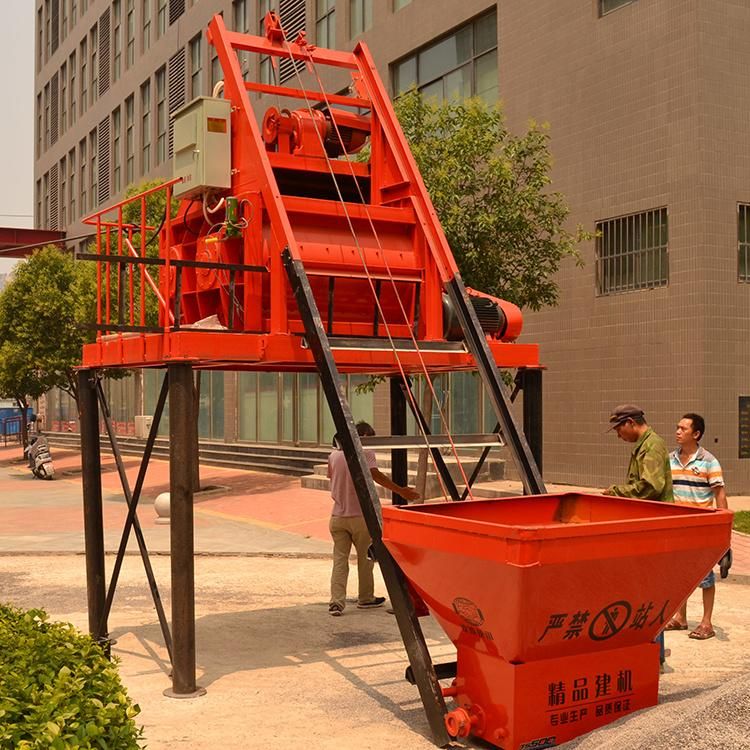 High Power Concrete Mixer Cement Mortar Self-Feeding