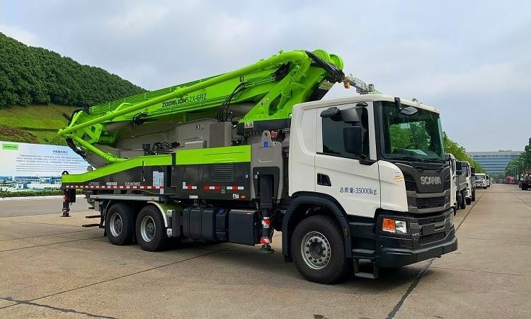 Zoomlion 52m Heavy Duty 35ton Concrete Truck-Mounted Boom Pump