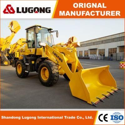 Lugong Cargador Frontal Compacto LG938 De 2t/1m&sup3;