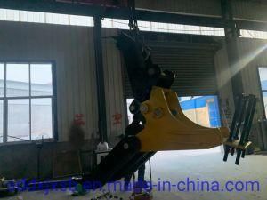 High Quaulity Performance Mechanical Heavy Style Rock Grapple for Excavator 13ton
