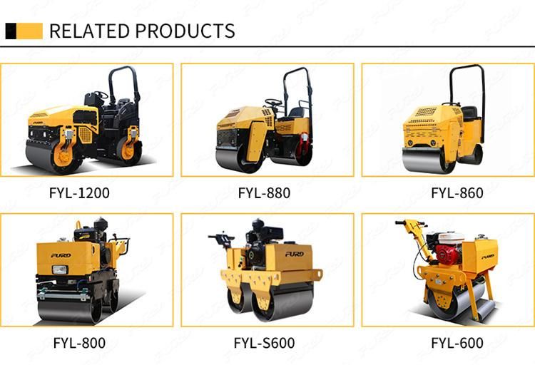 Widely Use 1 Ton Asphalt Road Roller 25kn Soil Compactor Roller on Sale