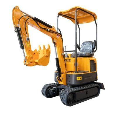 Xn12 Mini Digger Small Excavators with Hydraulic Transmission