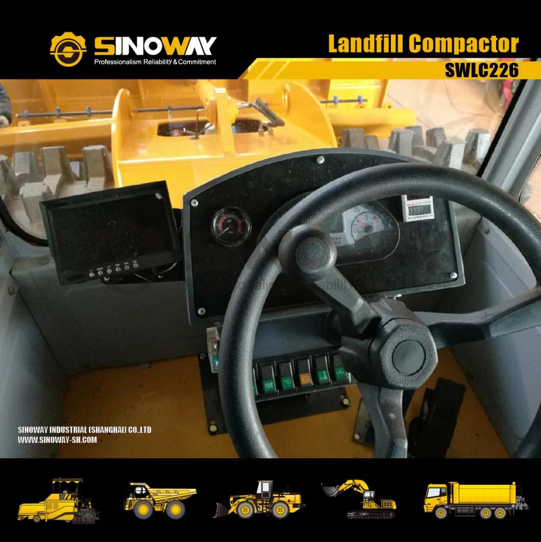 Sinoway New Landfill Compactor Swlc226 for Construction Machinery