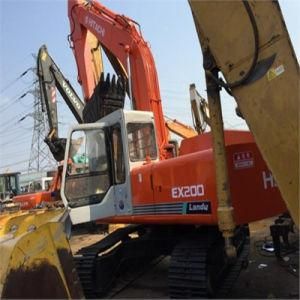 Secondhand Hitachi Crawler Excavator/Used 20t Walking Excavator (EX200-1)