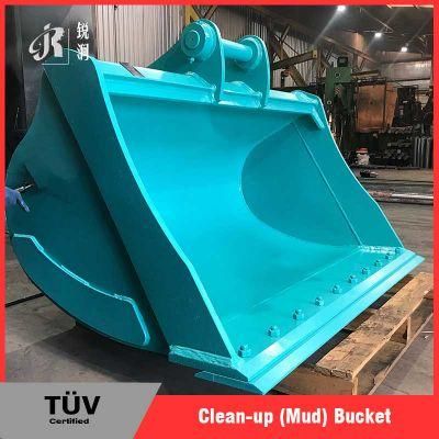 Excavator Digger Cleanout Cleaning Mud Sand Clean-up Bucket