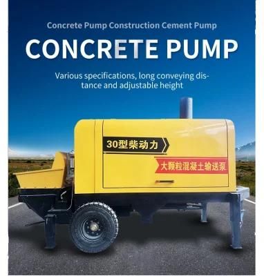 Sy Hbt6013c-5 50m3/H Construction Equipment Electric Concrete Trailer Pump for Sale Price