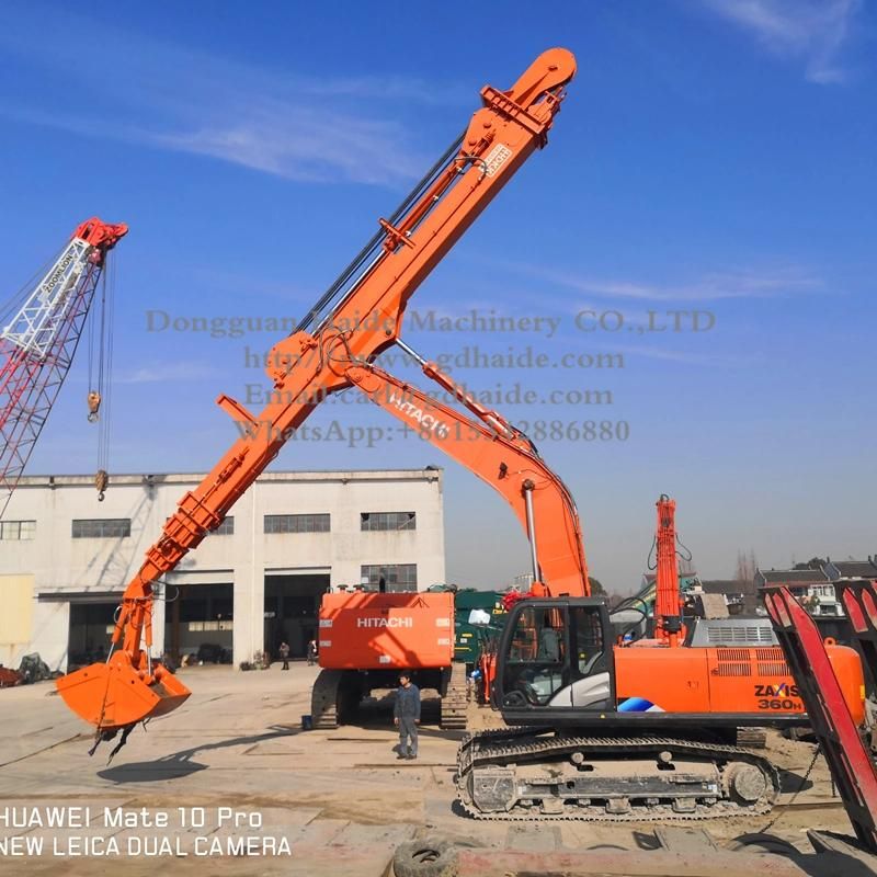 CE-Approved 25m Digging Depth Long Extension/Telescopic Arm/Stick for Hitachi Zx360 Excavator