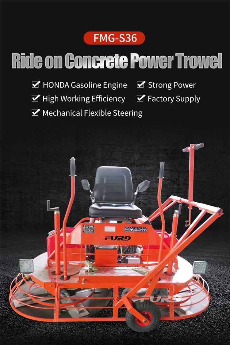 Hot Sale High Quality Gasoline Engine Walk Behind Power Concrete Trowel Machine