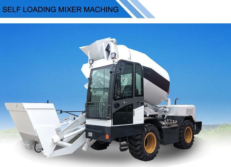 New Multi-Function Construction Industry Widespread Self-Loading 4cbm Concrete Mixer/Mixing Machine with Factory Directly Supply Favourable Price