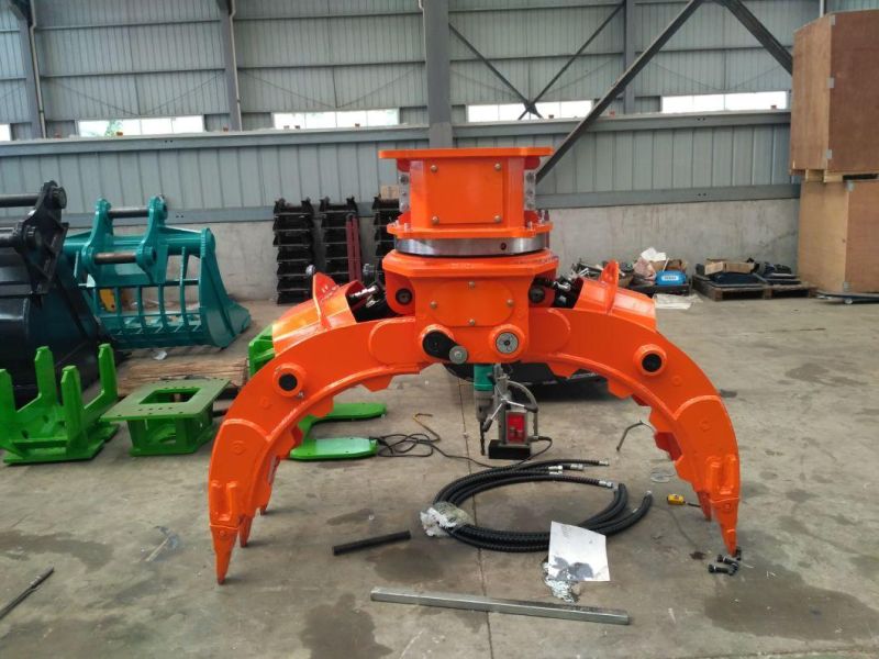 Rotating Stone Grab for Kobelco 26 Ton Excavator Stone Grapple