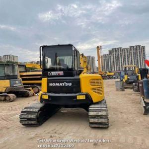 High Quality Used Komatsu PC55mr-3 5 Ton Crawler Digger with Steel Track